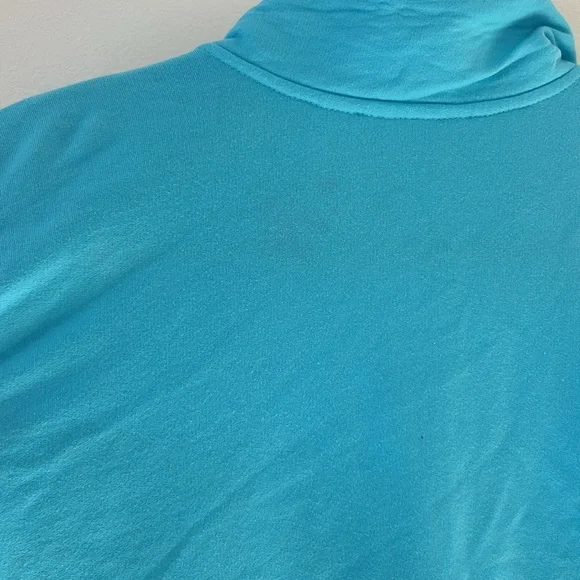 The Quacker Factory Blue 3/4 Sleeve Jacket with Gold Sequin Starfish Medium - Picture 10 of 11